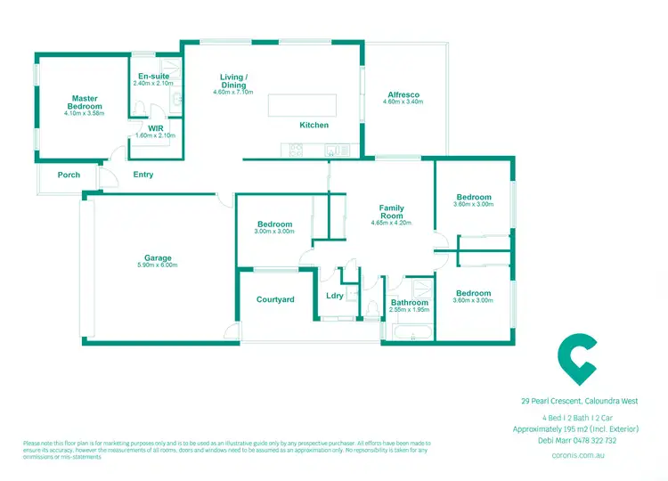 Floorplan of Homely house listing, 29 Pearl Crescent, Caloundra West QLD 4551