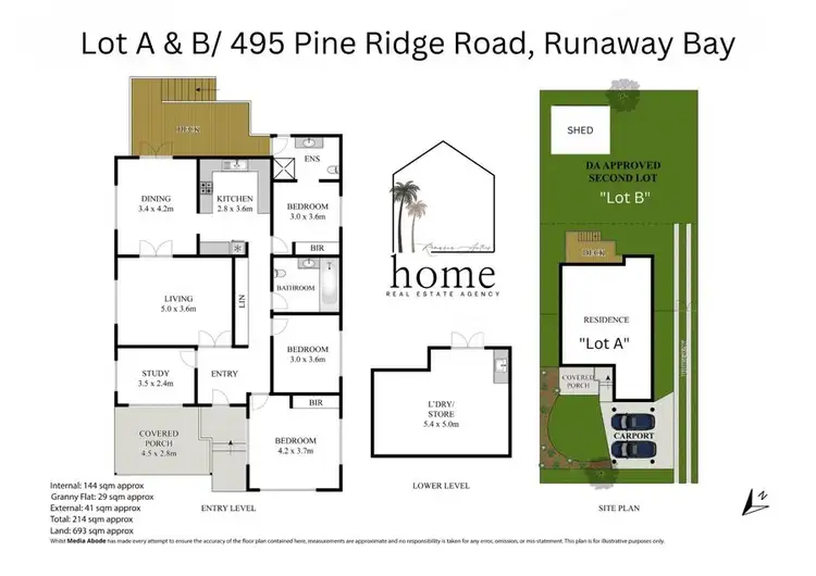 Floorplan of Homely land listing, 495 Pine Ridge Road, Runaway Bay QLD 4216