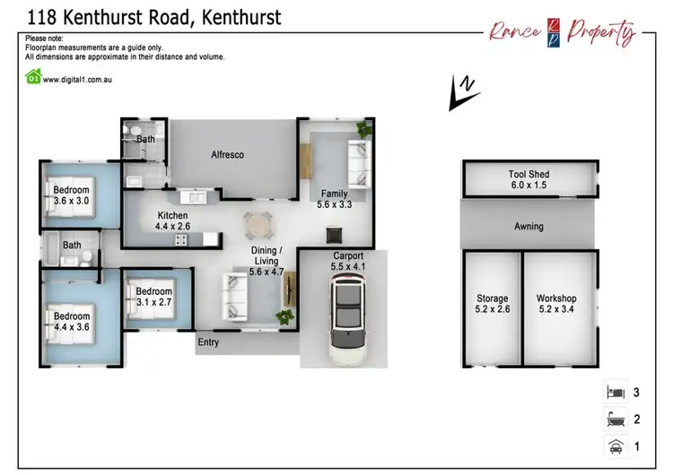 Floorplan of Homely house listing, 118 Kenthurst Road, Kenthurst NSW 2156