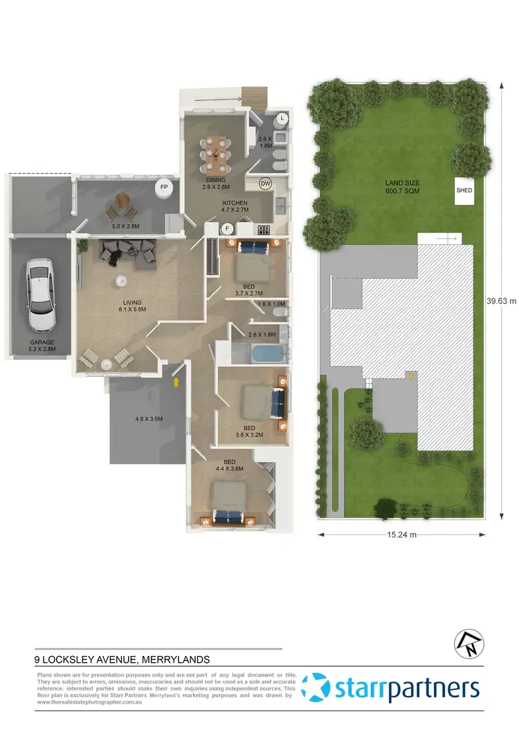 Floorplan of Homely house listing, 9 Locksley Avenue, Merrylands NSW 2160