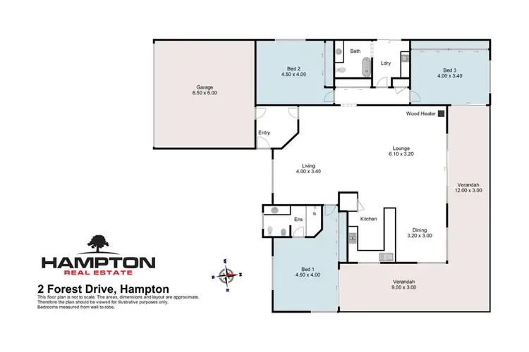 Floorplan of Homely house listing, 2 Forest Drive, Hampton QLD 4352