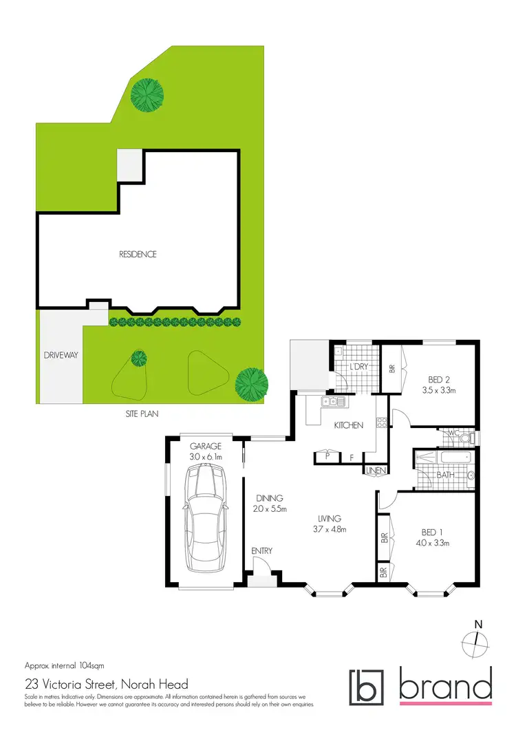 Floorplan of Homely house listing, 23 Victoria Street, Norah Head NSW 2263