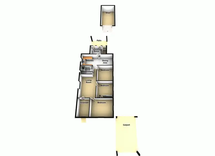 Floorplan of Homely house listing, 11 Keenan Street, Margate QLD 4019