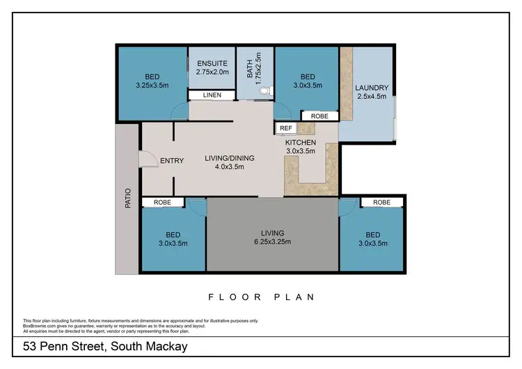 Floorplan of Homely house listing, 53 Penn Street, South Mackay QLD 4740