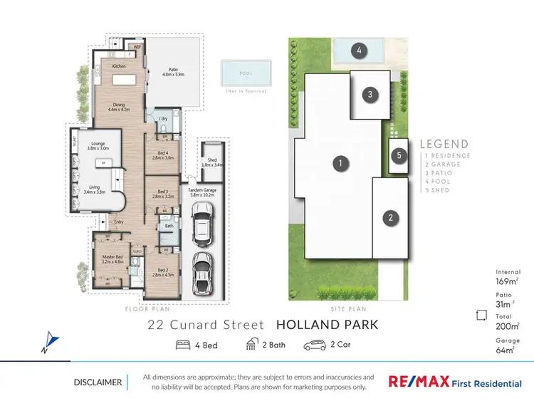 Floorplan of Homely house listing, 22 Cunard Street, Holland Park QLD 4121