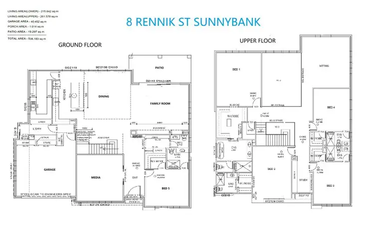 Floorplan of Homely house listing, 8 RENNIKS ST, Sunnybank QLD 4109