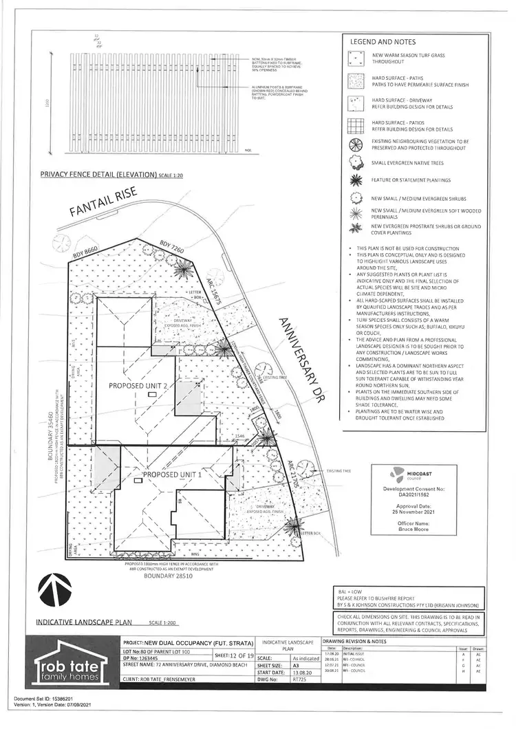 Floorplan of Homely semi-detached listing, 72 Anniversary Drive, Diamond Beach NSW 2430