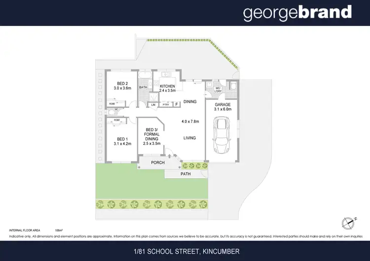 Floorplan of Homely house listing, 1/81 School Street, Kincumber NSW 2251