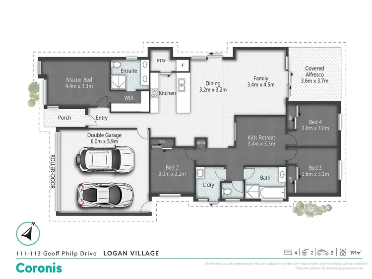 Floorplan of Homely house listing, 111-113 Geoff Philp Drive, Logan Village QLD 4207