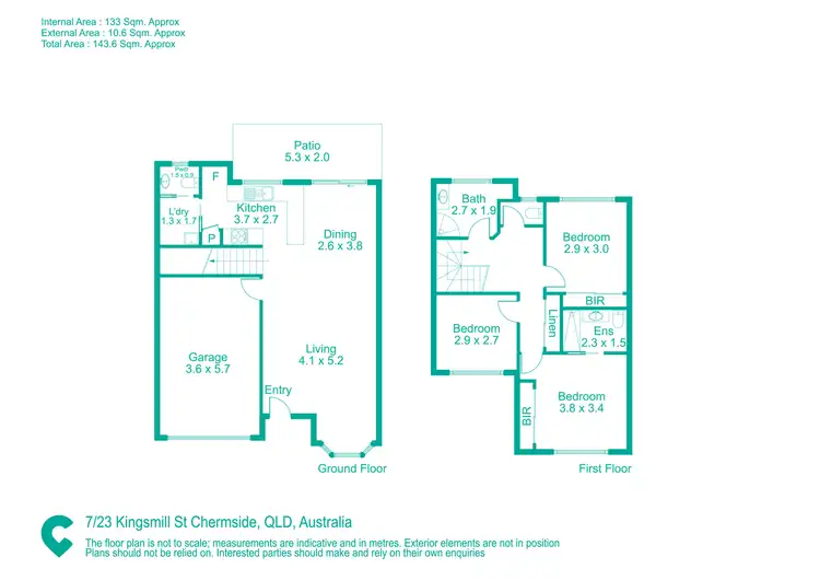 Floorplan of Homely townhouse listing, 7/23 Kingsmill Street, Chermside QLD 4032