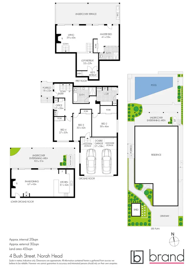Floorplan of Homely house listing, 4 Bush Street, Norah Head NSW 2263