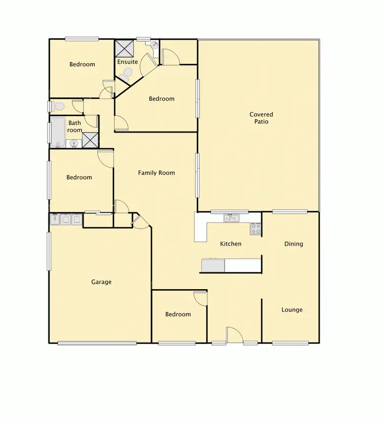 Floorplan of Homely house listing, 13 Amie Louise Place, Bellmere QLD 4510
