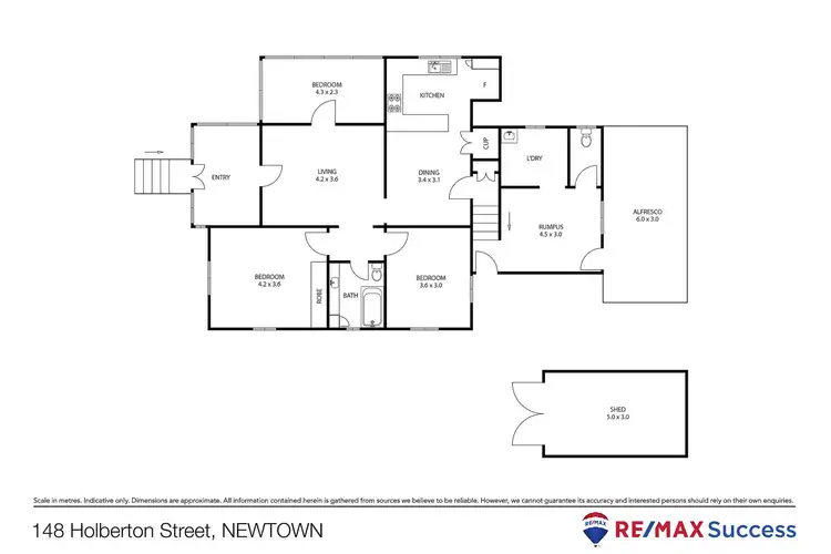 Floorplan of Homely house listing, 148 Holberton Street, Newtown QLD 4350