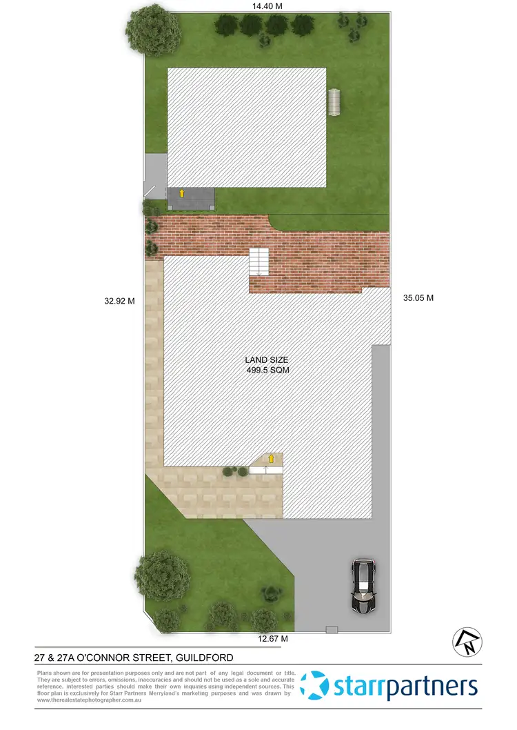 Floorplan of Homely house listing, 27 & 27a O'Connor Street, Guildford NSW 2161