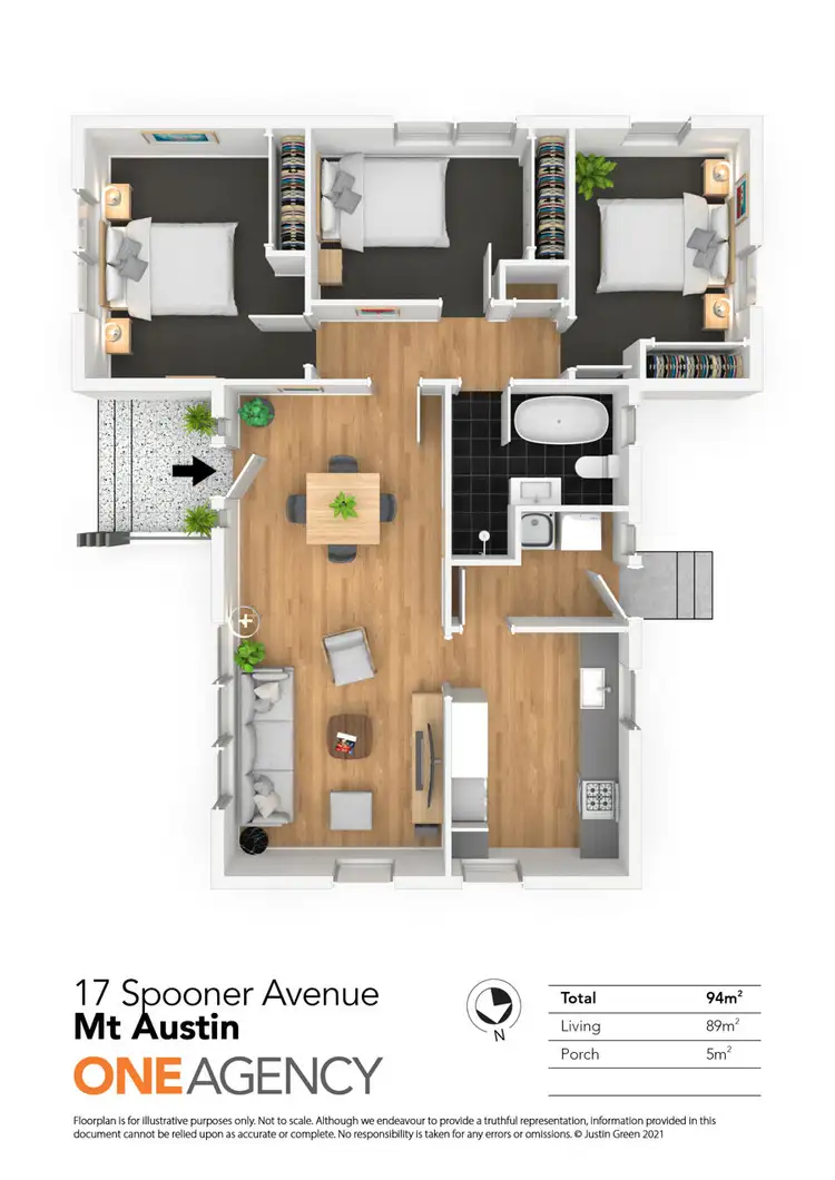 Floorplan of Homely house listing, 17 SPOONER AVENUE, Mount Austin NSW 2650