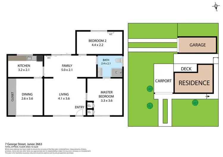 Floorplan of Homely house listing, 7 George Street, Junee NSW 2663
