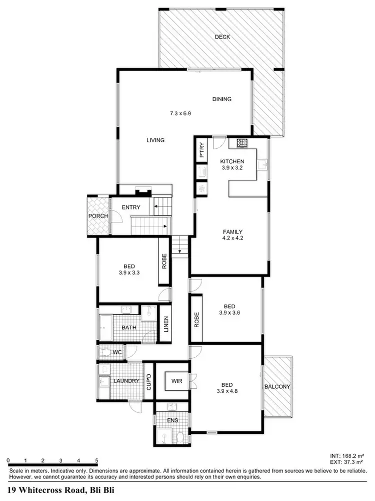 Floorplan of Homely house listing, 19 Whitecross Road, Bli Bli QLD 4560