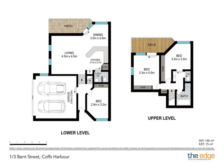 Floorplan of Homely townhouse listing, 1/3 Bent Street, Coffs Harbour NSW 2450