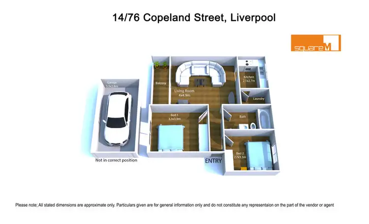 Floorplan of Homely unit listing, 14/76 Copeland Street, Liverpool NSW 2170