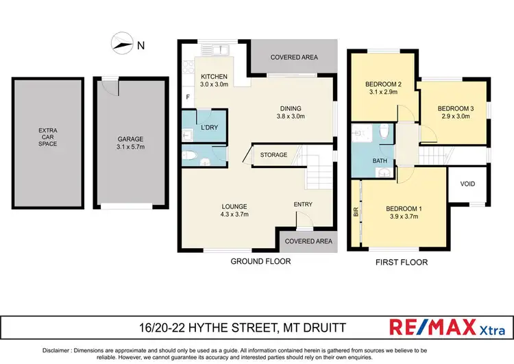 Floorplan of Homely townhouse listing, 16/20-22 Hythe Street, Mount Druitt NSW 2770