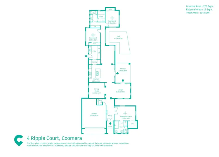 Floorplan of Homely house listing, 4 Ripple Court, Coomera QLD 4209
