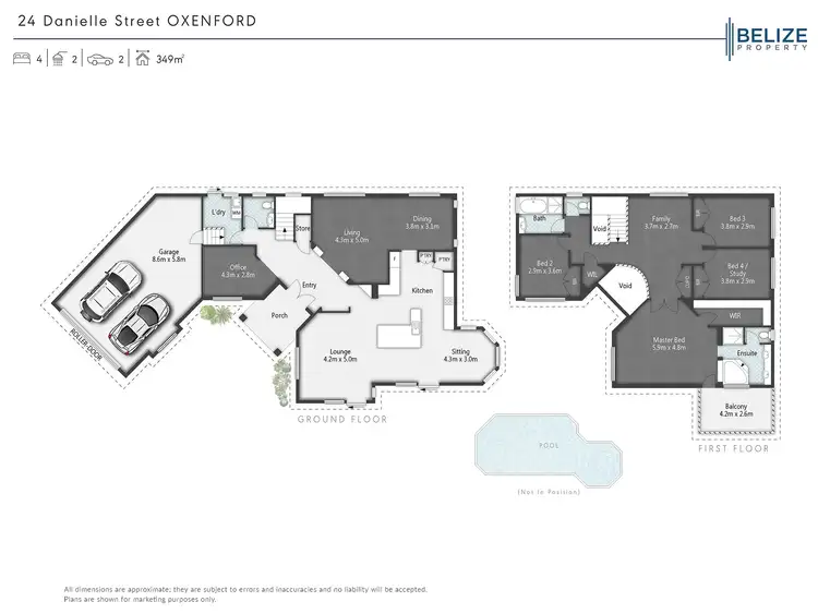 Floorplan of Homely house listing, 24 Danielle Street, Oxenford QLD 4210