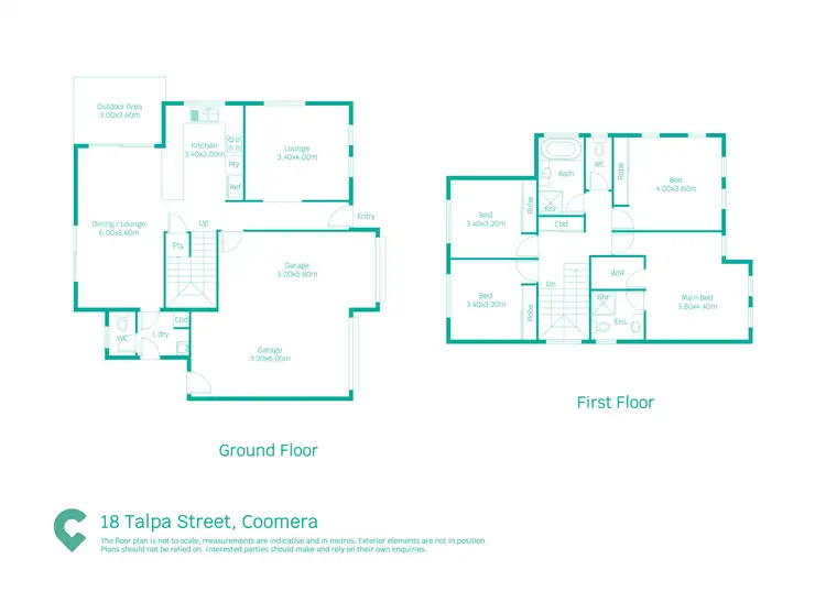 Floorplan of Homely house listing, 18 Talpa Street, Coomera QLD 4209