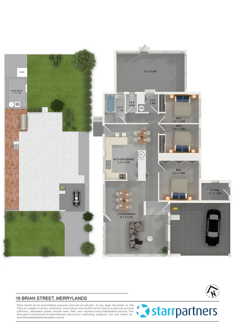 Floorplan of Homely house listing, 16 Brian Street, Merrylands NSW 2160