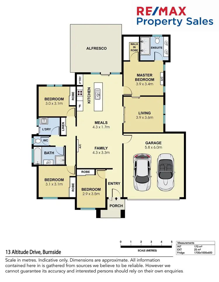 Floorplan of Homely house listing, 13 Altitude Drive, Burnside QLD 4560