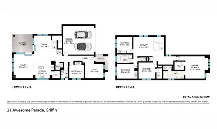 Floorplan of Homely house listing, 21 Awesome Parade, Griffin QLD 4503