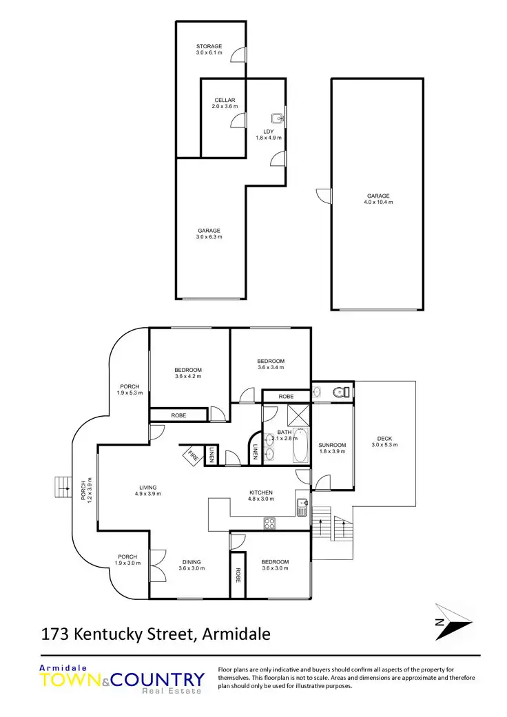 Floorplan of Homely house listing, 173 Kentucky Street, Armidale NSW 2350