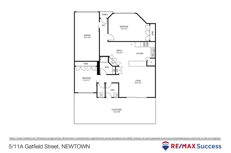 Floorplan of Homely unit listing, 5/11a Gatfield Street, Newtown QLD 4350