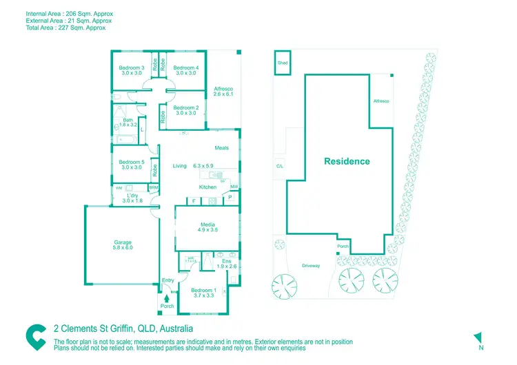 Floorplan of Homely house listing, 2 Clements Street, Griffin QLD 4503