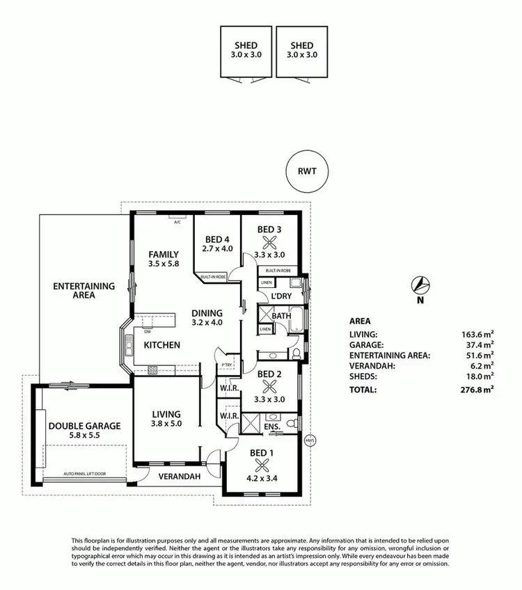 Floorplan of Homely house listing, 18 Jacaranda Street, Murray Bridge SA 5253