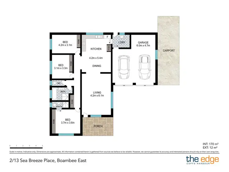 Floorplan of Homely villa listing, 2/13 Sea Breeze Place, Boambee East NSW 2452