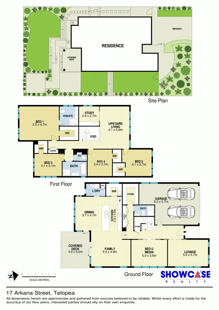 Floorplan of Homely house listing, 17 Arkana Street, Telopea NSW 2117