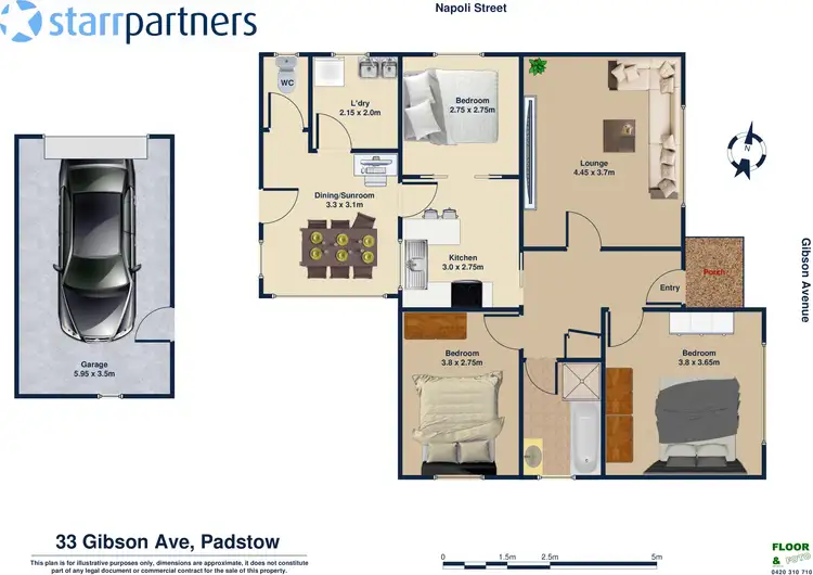 Floorplan of Homely house listing, 33 Gibson Ave, Padstow NSW 2211