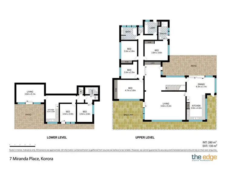 Floorplan of Homely house listing, 7 & 7B Miranda Place, Korora NSW 2450