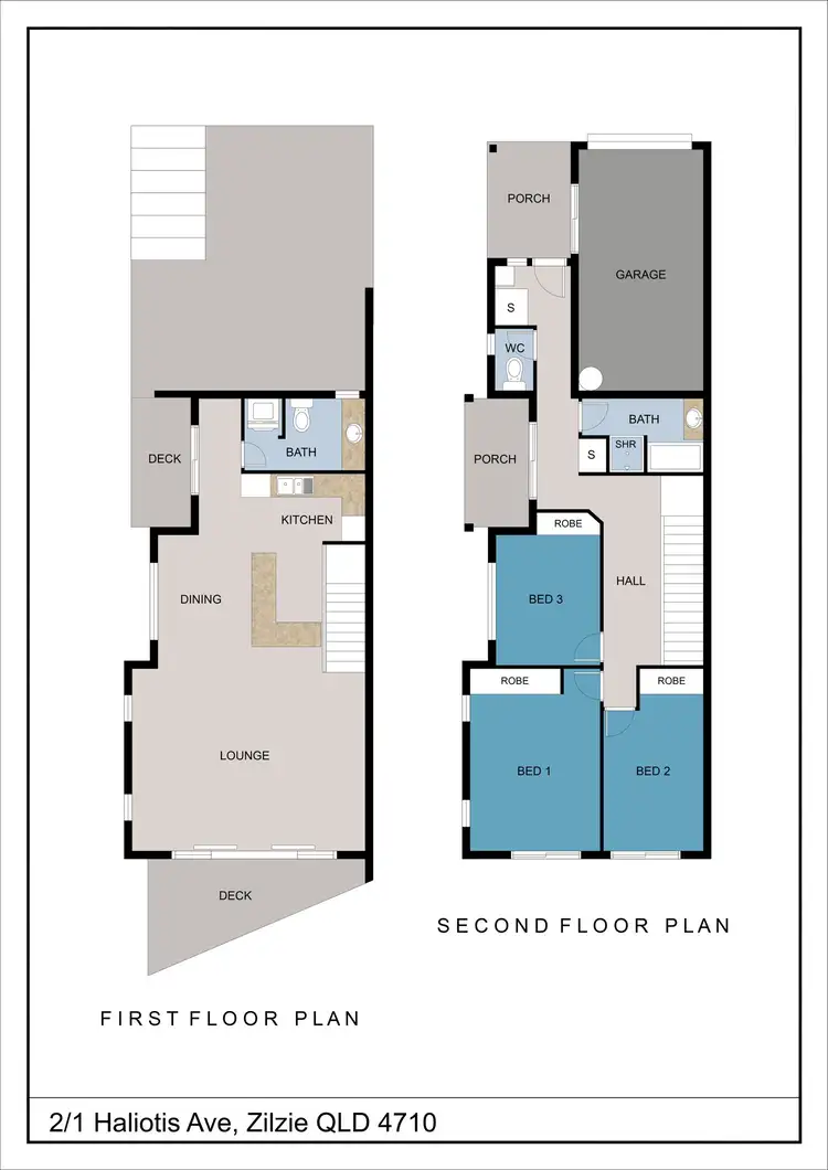 Floorplan of Homely house listing, 2/1 Haliotis Avenue, Zilzie QLD 4710
