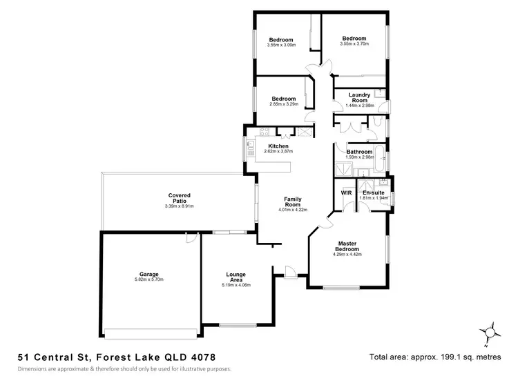 Floorplan of Homely house listing, 51 Central St, Forest Lake QLD 4078