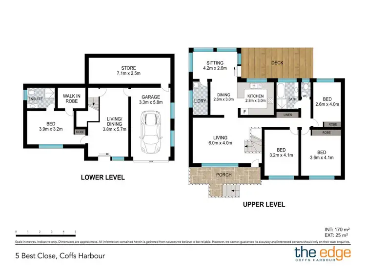 Floorplan of Homely house listing, 5 Best Close, Coffs Harbour NSW 2450