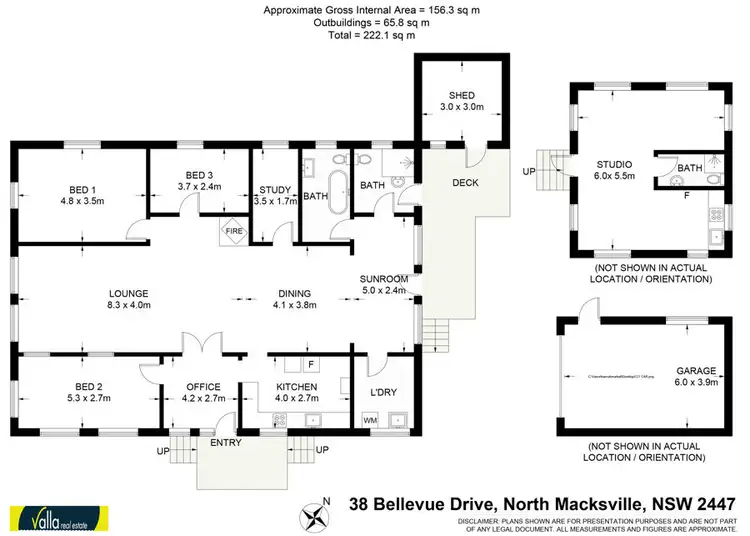 Floorplan of Homely house listing, 38 BELLEVUE DRIVE, North Macksville NSW 2447
