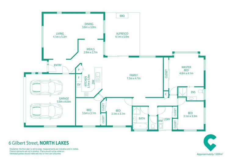 Floorplan of Homely house listing, 6 Gilbert Street, North Lakes QLD 4509