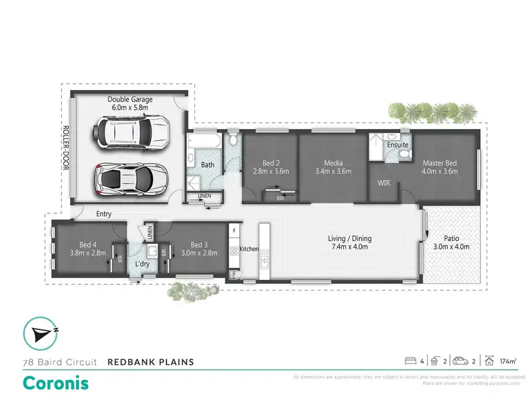 Floorplan of Homely house listing, 78 Baird Circuit, Redbank Plains QLD 4301