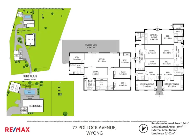 Floorplan of Homely rural property listing, 77 Pollock Avenue, Wyong NSW 2259