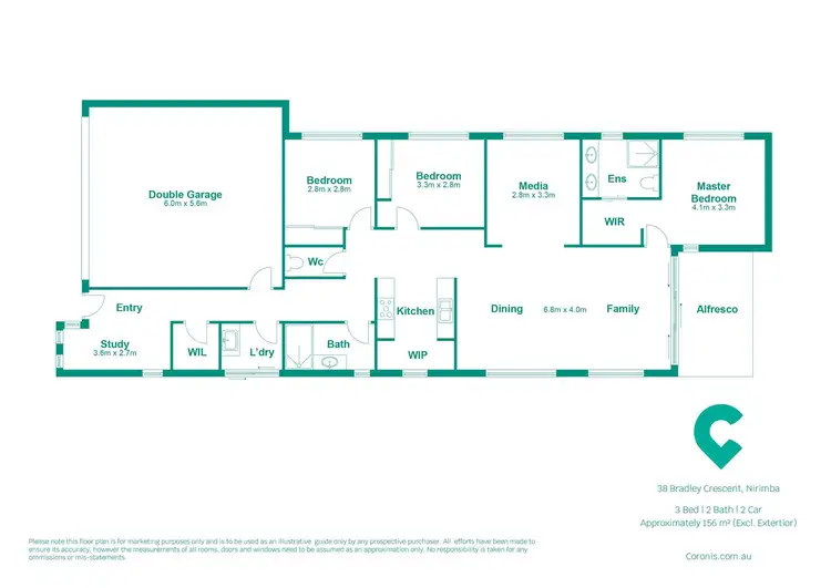 Floorplan of Homely house listing, 38 Bradley Crescent, Nirimba QLD 4551