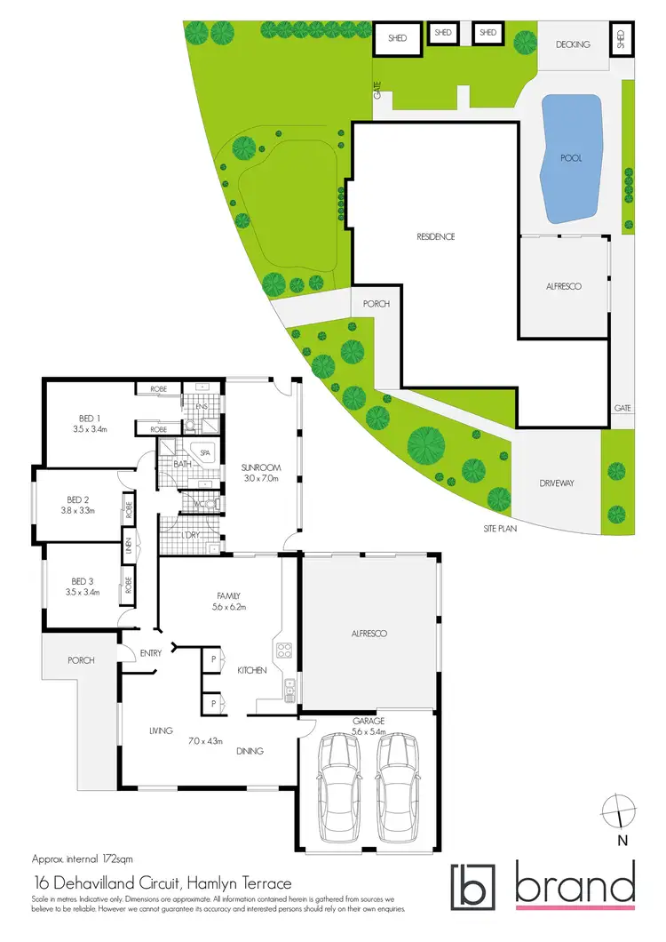 Floorplan of Homely house listing, 16 Dehavilland Circuit, Hamlyn Terrace NSW 2259