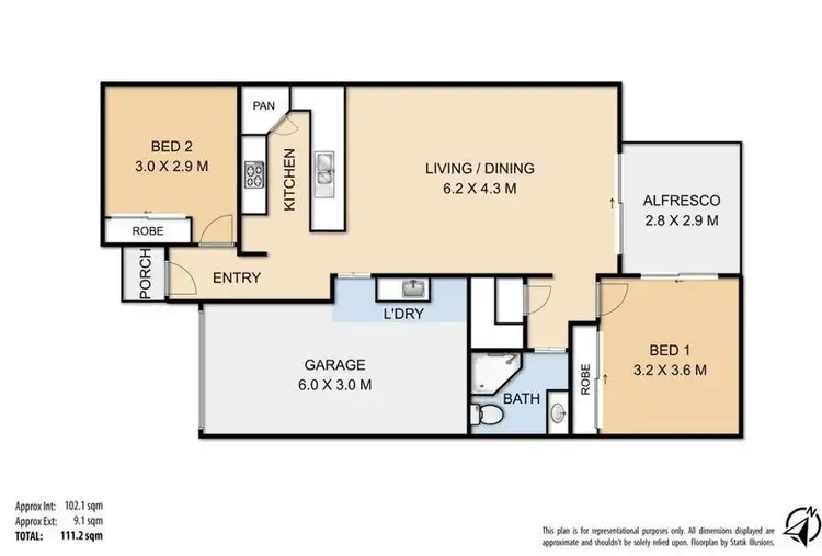 Floorplan of Homely unit listing, 4/35 Luck Street, Drayton QLD 4350