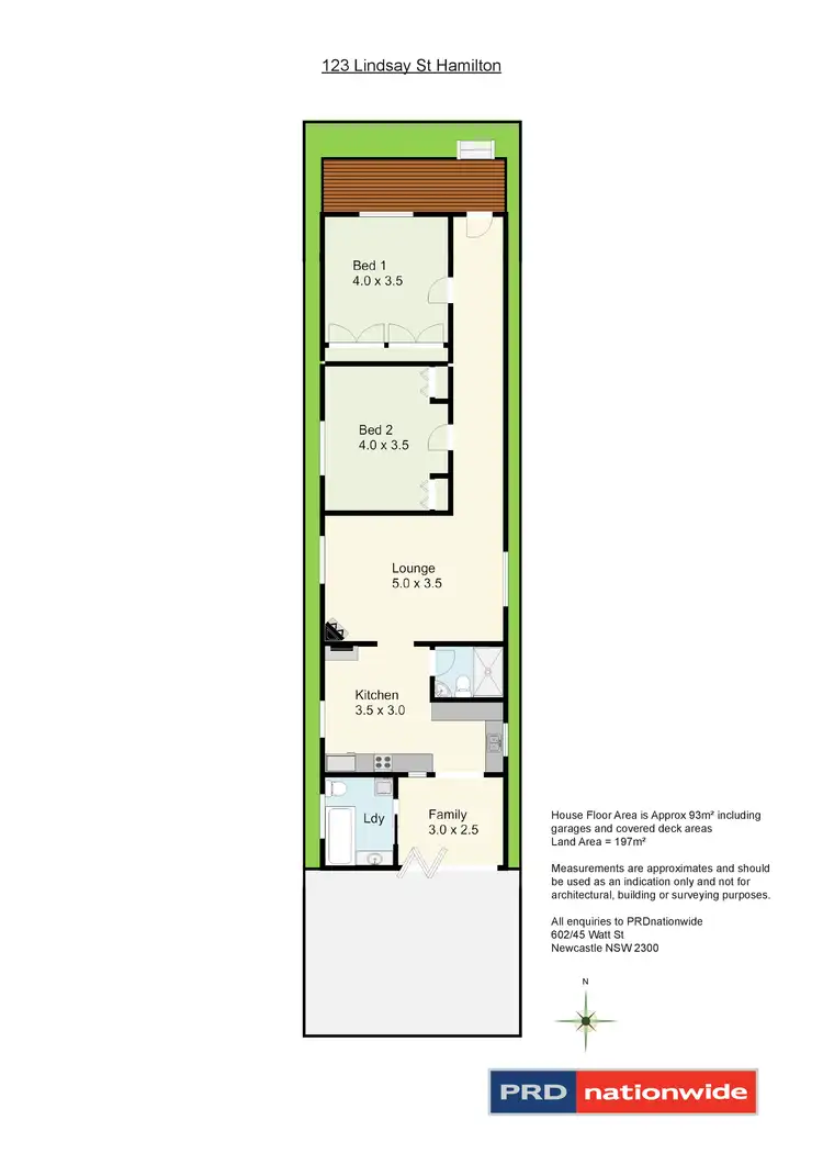 Floorplan of Homely house listing, 123 Lindsay Street, Hamilton NSW 2303