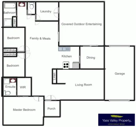 Floorplan of Homely house listing, 24 Hume Street, Yass NSW 2582